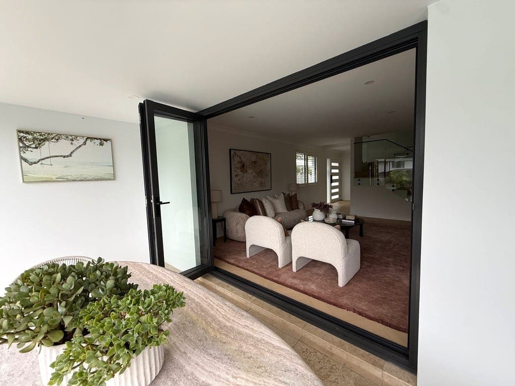 Indoor-Outdoor Bifold Door Transformation cover